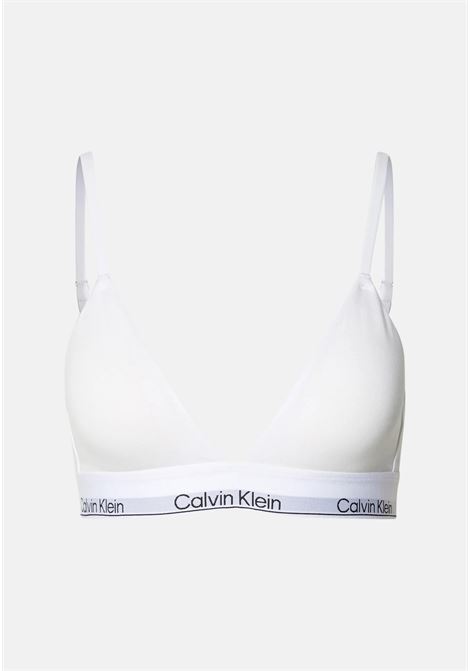 Reggiseno bianco da donna con logo CALVIN KLEIN | 000QF5650E100